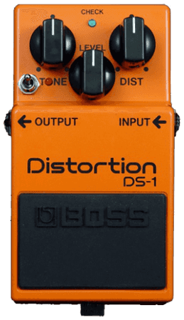 BOSS DS-1 distortion pedal (Keeley mod version)